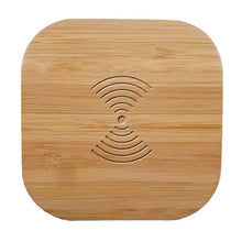 Load image into Gallery viewer, Qi Wireless Charger Wood 10W