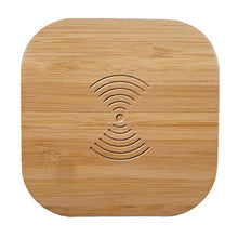 Load image into Gallery viewer, Qi Wireless Charger Wood 10W